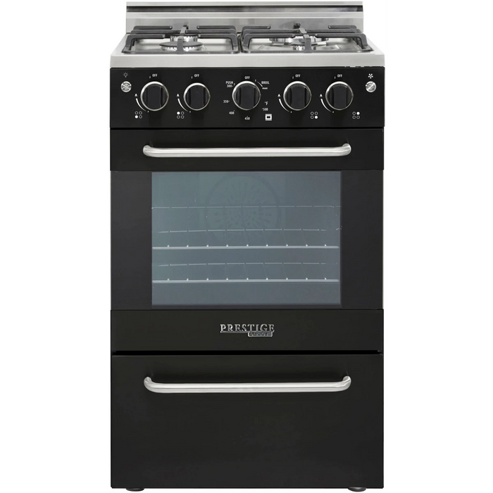 UNIQUE Prestige 20" Freestanding Gas Range, UGP-20V PC1 B