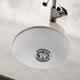 Whitehaus Elementhaus 18" Undermount Circular Single Bowl Fireclay Sink WHE1818R