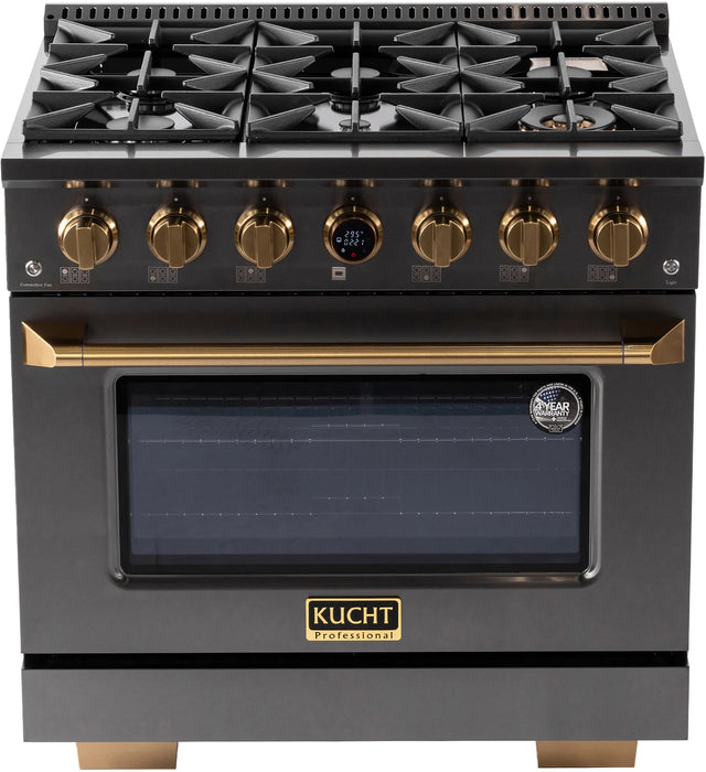 Kucht 36" Freestanding Dual Fuel Range  KXD36