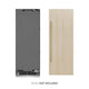 ZLINE 30" Panel Ready Column Refrigerator, Graphite Gray Interior Champagne Bronze RBCRVZ-30-CB