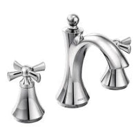 Moen Wynford 8" Widespread Two Handle High-Arc Bathroom Faucet, Cross Handles T4524