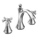 Moen Wynford 8" Widespread Two Handle High-Arc Bathroom Faucet, Cross Handles T4524