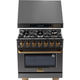Kucht 2 Piece Kitchen Appliances Package with Dual Fuel Range KED364-KRH363A