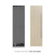 ZLINE 24" Panel Ready Column Freezer, Graphite Gray Interior RBCFV-24
