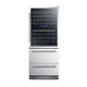 Forno Capraia 30" 144 Bottle & 200 Can Triple Zone Wine Cooler — FWCDR6661-30S