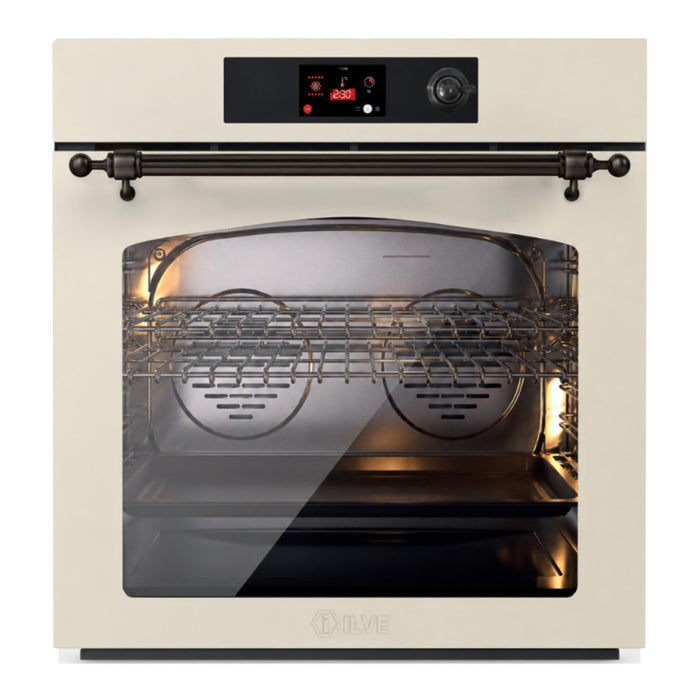 ILVE Nostalgie II 30" Pyrolytic Single Wall Oven UOV30NTPYAW