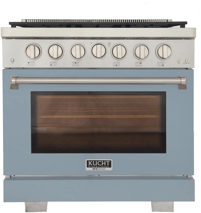 Kucht 36" Freestanding Professional Gas Range KFX3600X-LB