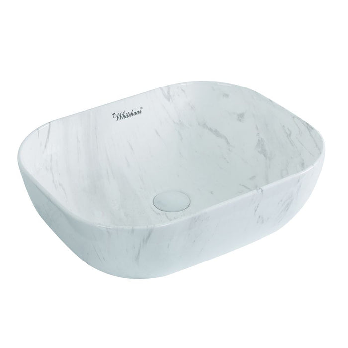 Whitehaus 16" Isabella Plus Collection Rectangular Above Mount Basin, Center Drain WH71302-F12