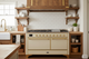 ILVE Majestic II 60" Dual Fuel Range Liquid Propane, Antique White, Brass Trim UM15FDQNS3AWGLP