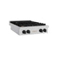 ZLINE 30" Paramount Gas Rangetop DuraSnow® Stainless Steel Matte Black SRTSZ-30-MB