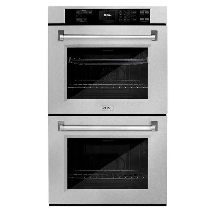 ZLINE 30"Professional True Convection Double Wall Oven, Air Fry, Self Clean, DuraSnow® Stainless Steel WADS-30