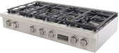 KUCHT 48" Inch Gas Sealed Burner Rangetop, KFX489T-S - Farmhouse Kitchen and Bath