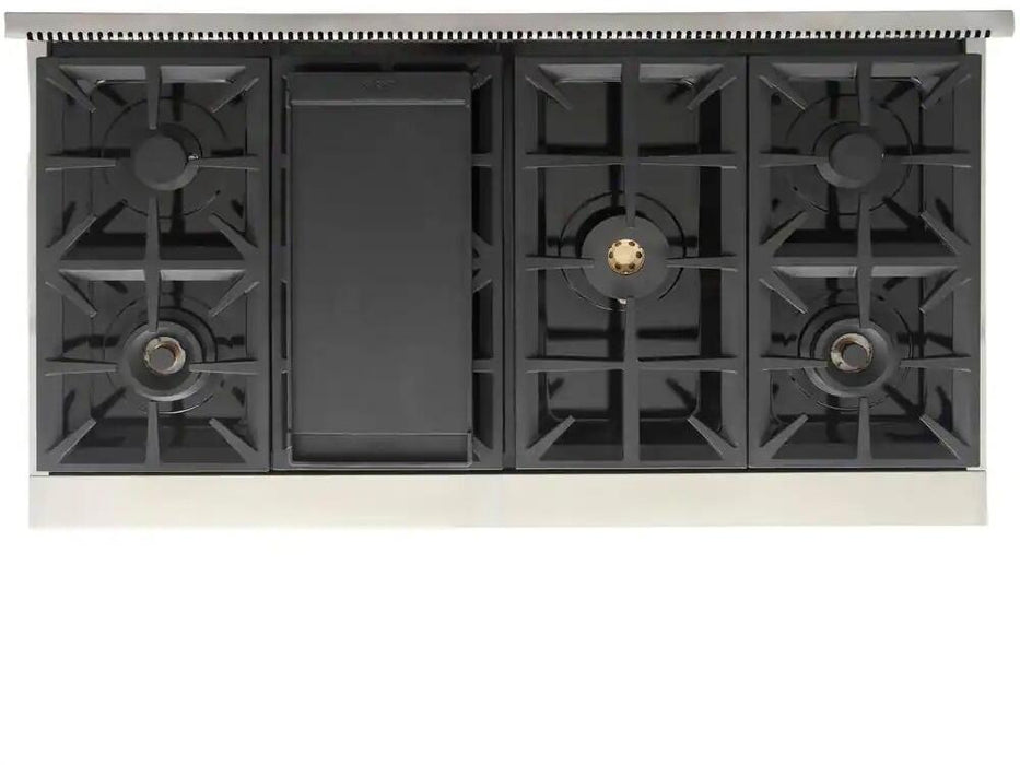 KUCHT 48" Inch Gas Sealed Burner Rangetop, KFX489T-S - Farmhouse Kitchen and Bath