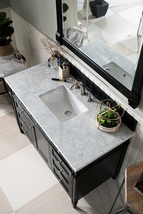 James Martin Brittany 48" Single Bathroom Vanity, Black Onyx