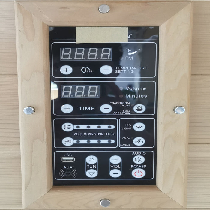 SAUNA EVOLUTION®  Indoor Finland Luxury Traditional Steam Sauna Room Glass 11