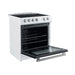 Forno 2-Piece White Kitchen Bundle - 30" Electric Range, 36" Bottom Freezer Refrigerator - View 20