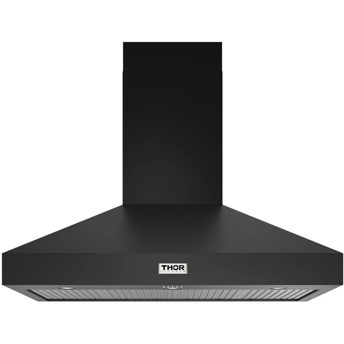 THOR Wall Mount Range Hood, 3-Speed 800 CFM Blower Range Hood TRH30PB