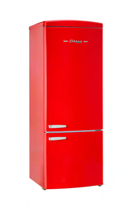 UNIQUE 28" Black Bottom Mount Refrigerator, UNQ-455L B AC