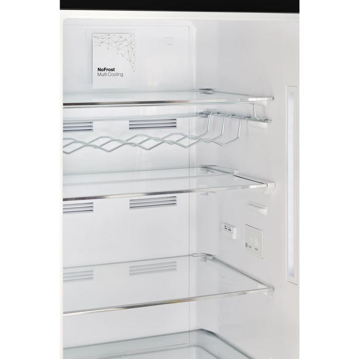 UNIQUE 24" Counter Depth Freestanding Bottom Mount Refrigerator, UGP-340L B AC