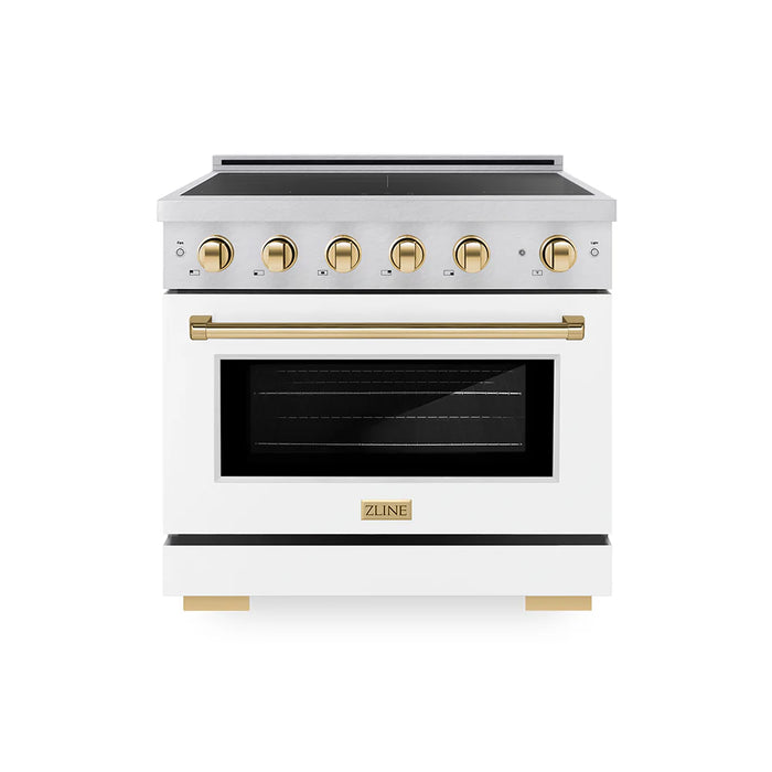 ZLINE Paramount Induction Range, Cooktop, Electric Convection Oven SINRZ-WM