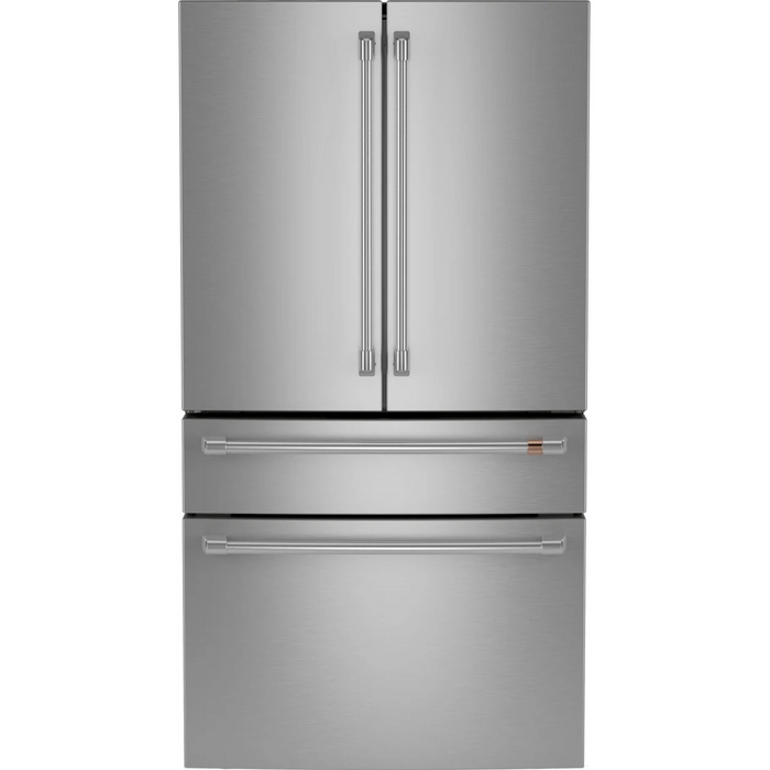 Cafe 36" Freestanding 4-Door French Door Smart Refrigerator, CGE29DP4TW2