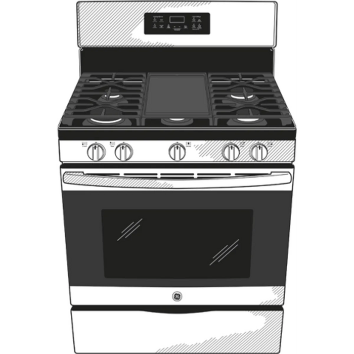 GE® 30" Freestanding Gas Range JGBS66REKSS
