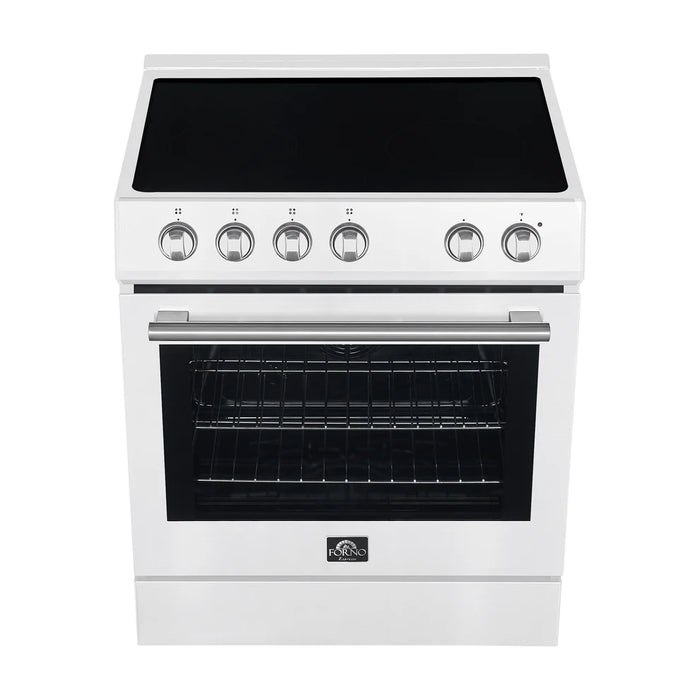 Forno 2-Piece White Kitchen Bundle - 30" Electric Range, 36" Bottom Freezer Refrigerator - View 21