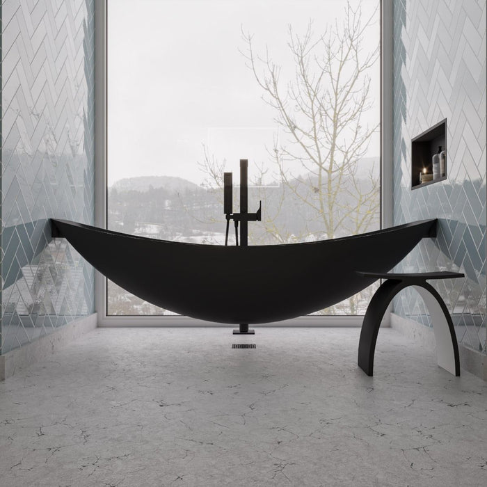 ALFI brand 79" Acrylic Suspended Wall Mounted Hammock Bathtub HammockTub1
