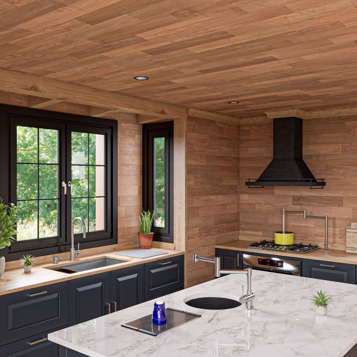 ALFI brand 34" Granite Composite Workstation Step Rim Sink, Accessories AB3418SBUM