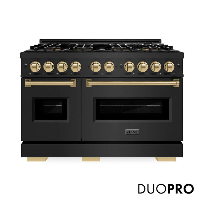 ZLINE Classic 36" Gas Range Black Stainless Steel PCGRBZ-36-CB