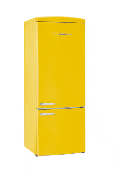 UNIQUE 28" Black Bottom Mount Refrigerator, UNQ-455L B AC