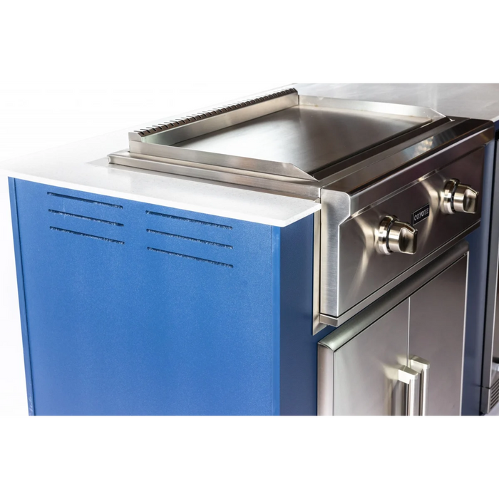 CAYOTE 30" Built-In Flat Top Gas Grill, C1FTG30LP