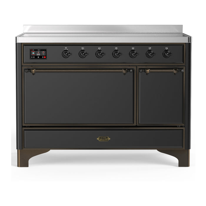 ILVE 48"Majestic III Induction Range, UMIB48QNR3 — UMIB48QNR3AWB