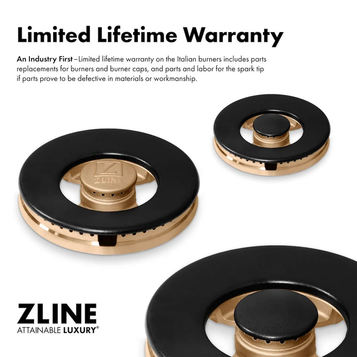 ZLINE 48" Paramount Dual Fuel Range DuoPro™ Cooktop, Electric Convection Oven, Black Satin Stainless Steel PSDRBSZ-48-CB