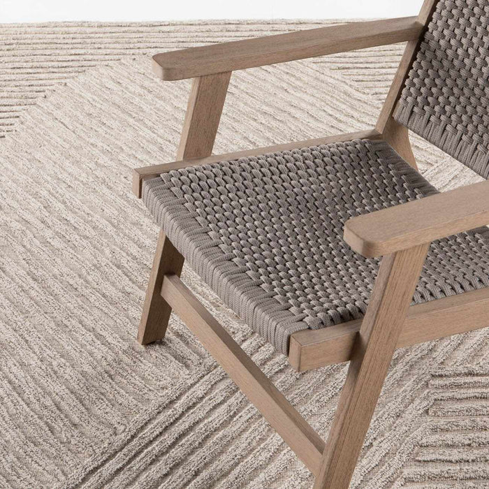 Four Hands Chasen Outdoor Rug - Heathered Natural