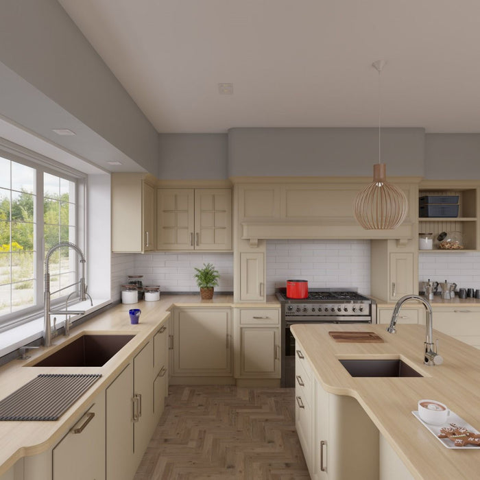 ALFI brand 33" Single Bowl Undermount Granite Composite Kitchen Sink AB3322UM