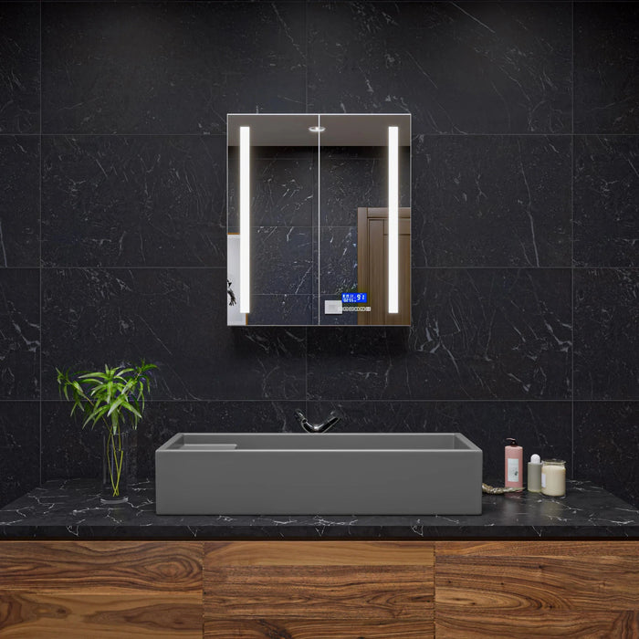 ALFI brand 39" White Above Mount Fireclay Bathroom Trough Sink AB39TR