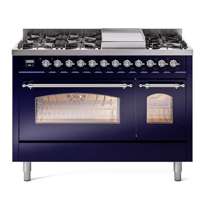 ILVE Nostalgie II 48" Dual Fuel Range, UP48FNMP