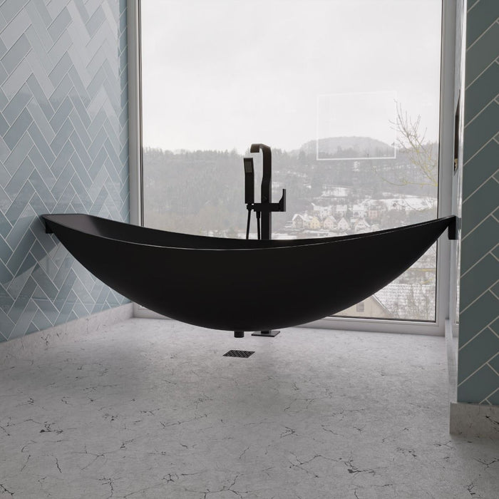 ALFI brand 79" Acrylic Suspended Wall Mounted Hammock Bathtub HammockTub1