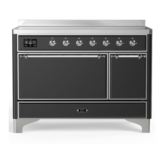 ILVE 48"Majestic III Induction Range, UMIB48QNR3 — UMIB48QNR3AWB