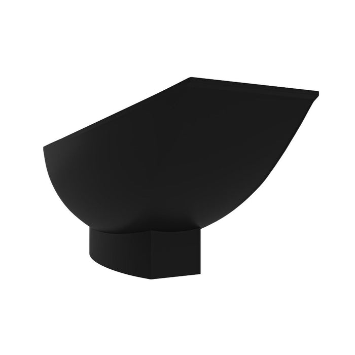 ALFI brand White Matte 71" Solid Surface Resin Free Standing Hammock Style Bathtub AB9991