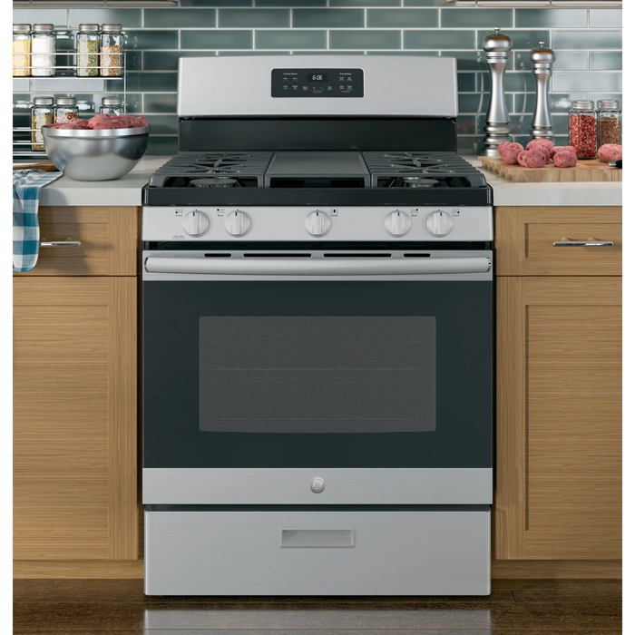 GE® 30" Freestanding Gas Range JGBS66REKSS