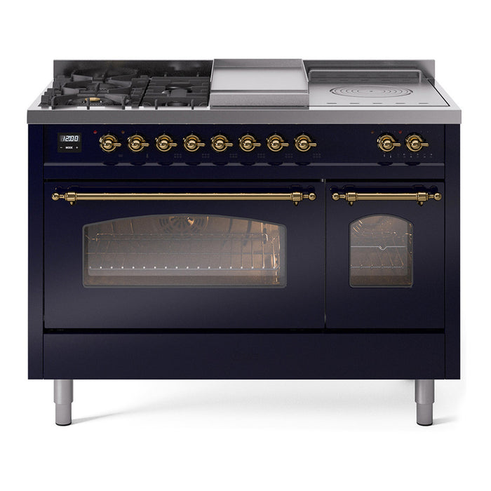 ILVE Nostalgie II 48" Dual Fuel Range UP48FSNMP