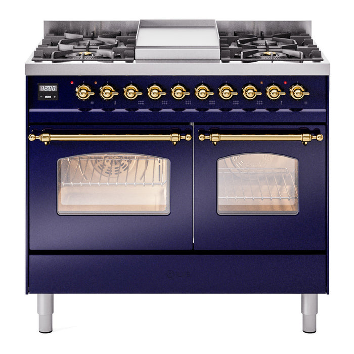 ILVE Nostalgie II 40" Dual Fuel Range, UPD40FNMP