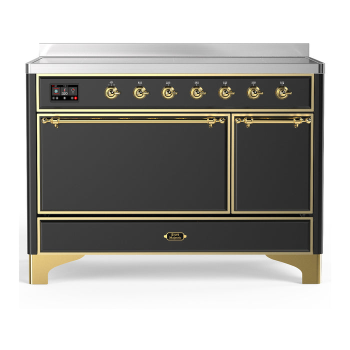ILVE 48"Majestic III Induction Range, UMIB48QNR3 — UMIB48QNR3AWB
