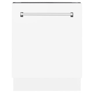 24" Dishwasher with White Matt panel, Stainless Tub, DWV-WM-24