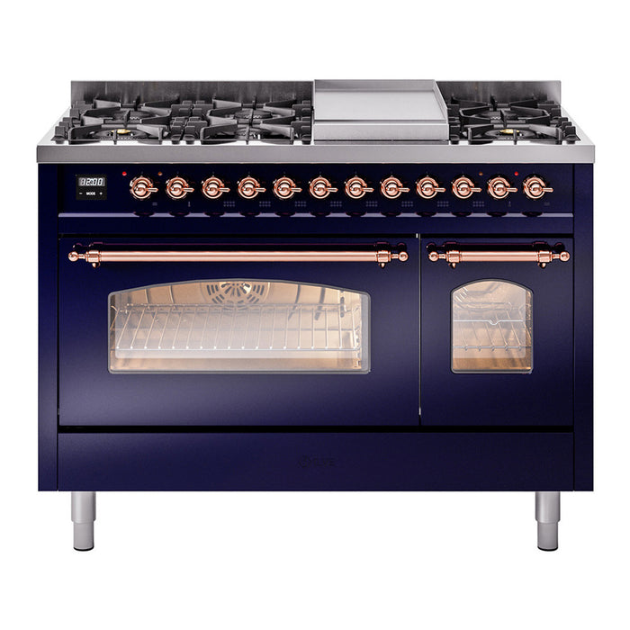 ILVE Nostalgie II 48" Dual Fuel Range, UP48FNMP