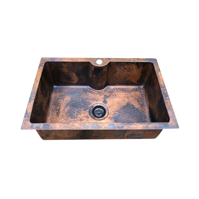 Akicon Equal Bowl Undermount Copper Kitchen Sink - AKS510-C