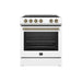 Forno 2-Piece White Kitchen Bundle - 30" Electric Range, 36" Bottom Freezer Refrigerator - View 25