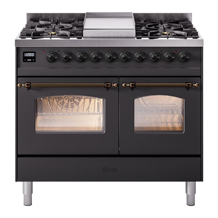 ILVE Nostalgie II 40" Dual Fuel Range, UPD40FNMP